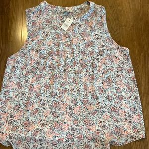 NWT Loft Flowered Blouse